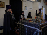 Во вторник первой седмицы Великого поста Преосвященнейший епископ Дионисий совершил повечерие с чтением Великого канона прп. Андрея Критского в Тихоновском соборном храме города Острогожска