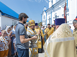 Правящий Архиерей совершил Божественную литургию в храме святых апостолов Петра и Павла с. Репьевка