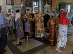 В преддверии престольного праздника Правящий Архиерей совершил всенощное бдение в Свято-Ильинском кафедральном соборе города Россоши