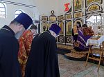 Преосвященнейший епископ Дионисий совершил Божественную литургию в Георгиевском храме села Манино Калачеевского района