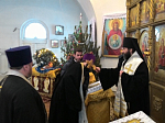 Преосвященнейший Андрей, епископ Россошанский и Острогожский, посетил с праздничным визитом приходы Острогожского благочиния