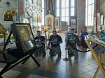 В Россоши встретили казачий крестный ход с чтимым образом Божией Матери «Избавительница от бед» (Ташлинская)
