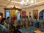 Соборное богослужение в Покровском храме г. Павловска
