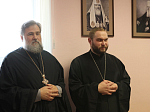 Преосвященнейшего епископа Дионисия с днем тезоименитства поздравили духовенство и причт храмового комплекса Ильинского кафедрального собора