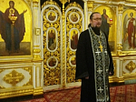 Иерей Алексий Курганский совершил утреню с чтением Великого канона преподобного Андрея Критского в Тихоновском соборном храме Острогожска