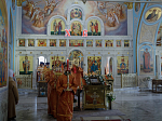 В субботу Светлой седмицы епископ Дионисий совершил Литургию в храме Успения Пресвятой Богородицы города Калач