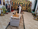 В храме  в честь иконы Сергия Радонежского пгт. Подгоренский помолились о безвинно пострадавших