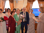 В территориальном отделе ЗАГС Павловска поздравили супружеские пары-педагогов района, проживших вместе более 10 лет