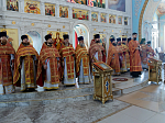 Епископ Россошанский и Острогожский Дионисий совершил Божественную литургию в храме Успения Пресвятой Богородицы г. Калач