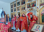 В храме иконы Божией Матери «Казанская» с. Коротояк (Покровка) соборно совершена Божественная литургия
