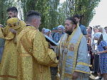 Правящий Архиерей совершил Божественную литургию в храме святых апостолов Петра и Павла с. Репьевка
