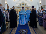 В праздник Успения Пресвятой Богородицы глава Россошанской епархии совершил Божественную литургию в Успенском храме села Старая Калитва