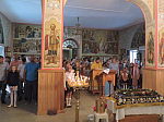 В воинском храме Сретения Господня г. Острогожска молились о сохранении творения Божьего и об успехах в учении