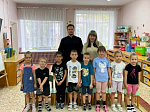 Встреча диакона с воспитанниками детского сада Россоши