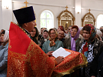 Преосвященнейший епископ Дионисий совершил Литургию в Георгиевском храме с. Терновое