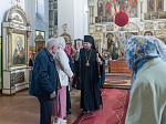 Епископ Россошанский и Острогожский Дионисий совершил Литургию в храме святых апостолов Петра и Павла с. Репьевка