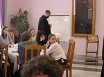 Историческая дискуссия "Что значит жить по Евангелию. Осмысление подвига новомучеников и исповедников Церкви Русской» в воскресной школе "Добро"