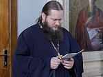Во вторник 1-й седмицы Великого поста епископ Дионисий молился за утренним богослужением в Свято-Ильинском кафедральном соборе г. Россоши
