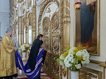 Правящий Архиерей совершил Божественную литургию в храме святых апостолов Петра и Павла с. Репьевка