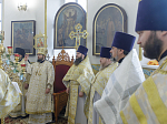 Епископ Россошанский и Острогожский Дионисий возглавил праздничное богослужение в храме святого мученика Иоанна Воина города Богучара