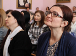 Правящий Архиерей встретился с родителями и воспитанниками воскресной школы «Добро» при Свято-Ильинском кафедральном соборе города Россоши