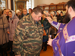 Всенощное бдение с выносом креста в Казанском храме Каменки