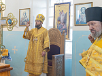 Архипастырь совершил Божественную литургию в храме Благовещения Пресвятой Богородицы села Лосево Павловского района