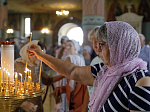В день памяти Всех святых, в земле Российской просиявших, епископ Дионисий совершил Литургию в Ильинском кафедральном соборе города Россошь