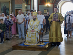 В день памяти Всех святых, в земле Российской просиявших, епископ Дионисий совершил Литургию в Ильинском кафедральном соборе города Россошь