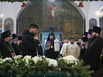 В попразднство Рождества Христова Преосвященнейший епископ Дионисий совершил Божественную литургию в храме Вознесения Господня города Калач