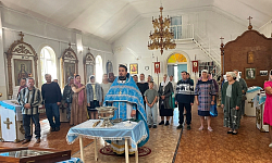 Молебен на начало нового учебного года состоялся в храме святого Великомученика и Победоносца Георгия села Терновое