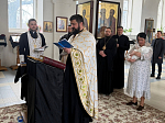 Правящий Архиерей Россошанской епархии принял участие в Таинстве Крещения над младенцем Митрофаном