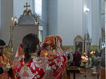 Епископ Россошанский и Острогожский Дионисий совершил Литургию в храме святых апостолов Петра и Павла с. Репьевка