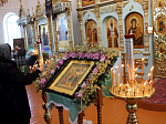 В Вербное воскресение в Казанском храме совершили Божественную литургию
