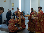 Преосвященнейший епископ Дионисий совершил Божественную литургию в Белогорском мужском монастыре