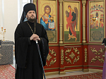 В Неделю вторую Великого поста Преосвященнейший епископ Дионисий совершил Литургию в Покровском храме с. Шапошниковка