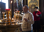 В понедельник 1-й седмицы Великого поста Глава Россошанской епархии молился за богослужением в Ильинском соборе