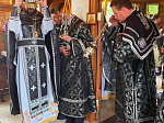 В пятницу 6-й седмицы Великого поста Преосвященнейший Дионисий совершил Литургию Преждеосвященных Даров в Воскресенском Белогорском мужском монастыре
