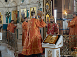 Преосвященнейший Дионисий, епископ Россошанский и Острогожский совершил Божественную литургию в Свято-Ильинском кафедральном соборе г. Россошь