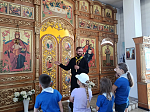 Руководитель отряда Архангела Михаила Братства православных следопытов совершил освящение флага 