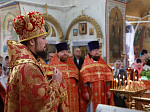 В понедельник седмицы 2-й по Пасхе Преосвященнейший епископ Дионисий совершил Литургию в Преображенском храме Острогожска