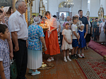 Правящий Архиерей совершил Божественную литургию в храме святых апостолов Петра и Павла с. Репьевка