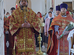 Преосвященнейший епископ Дионисий совершил Божественную литургию в Георгиевском храме села Манино Калачеевского района
