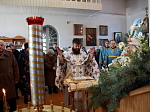 В Крещенский сочельник благочинный Каменского церковного округа иерей Сергий Папин совершил богослужения в Казанском храме поселка Каменка