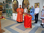 Молебен с будущими выпускниками