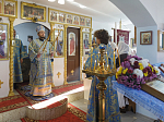 Правящий Архиерей совершил Божественную литургию в храме в честь иконы Божией Матери «Спорительница хлебов» села Галиевка Богучарского района