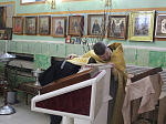 Богослужение в тюремном храме г. Россоши