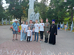 В День памяти и скорби в городском парке Острогожска на Аллее героев прошло мероприятие «Свеча памяти»