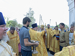 Правящий Архиерей совершил Божественную литургию в храме святых апостолов Петра и Павла с. Репьевка