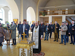 Панихида по воинам, погибшим в Афганистане, в Свято-Митрофановском храме